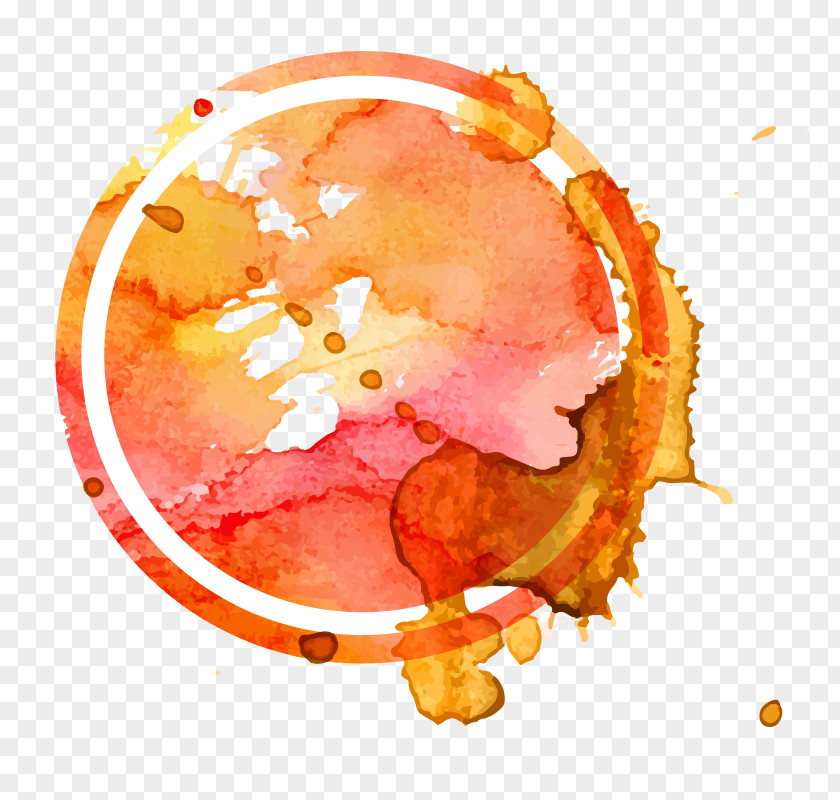 Hermoso Colorido Watercolor Painting Texture Drawing Image Vector Graphics PNG