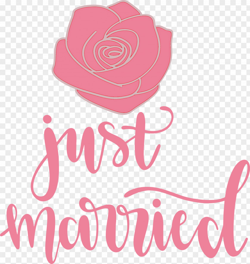 Just Married Wedding PNG