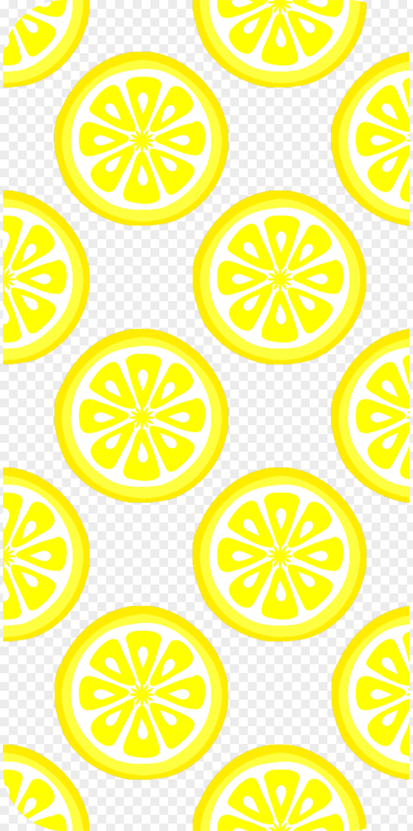 Lemonade Area Circle Pattern PNG