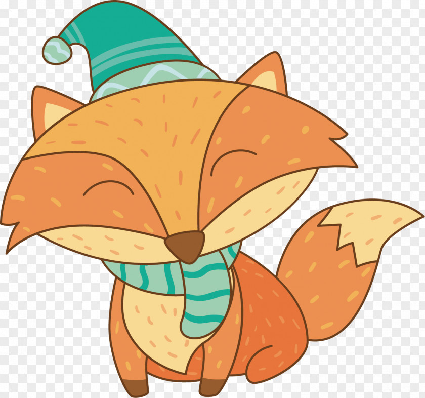 Orange Fox Vector Animal Euclidean PNG