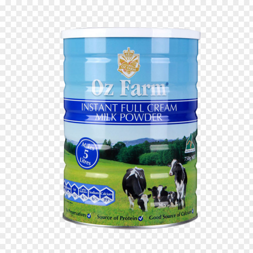 OZ,FARM Instant Whole Milk Powder Powdered Dairy Product PNG