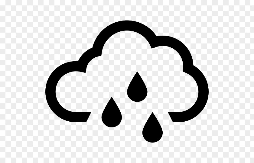 Rain Weather Symbol Cloud PNG