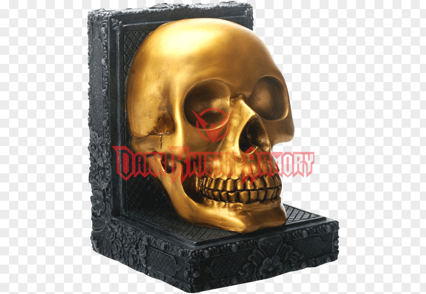 Skull Bookend Bone Skeleton Censer PNG