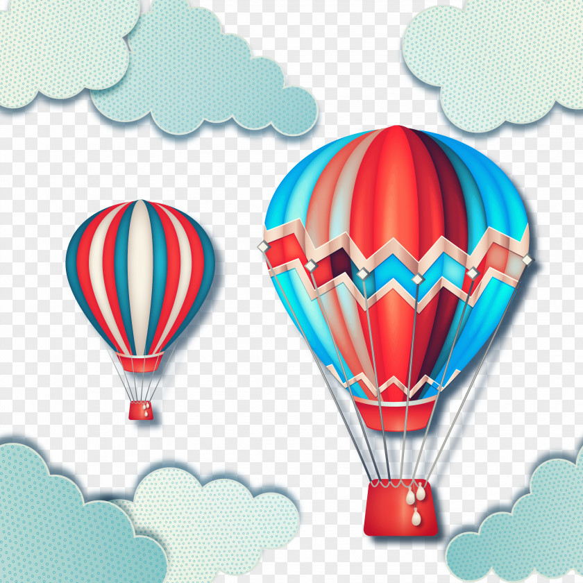 Vector Creative Hot Air Balloon Toy PNG