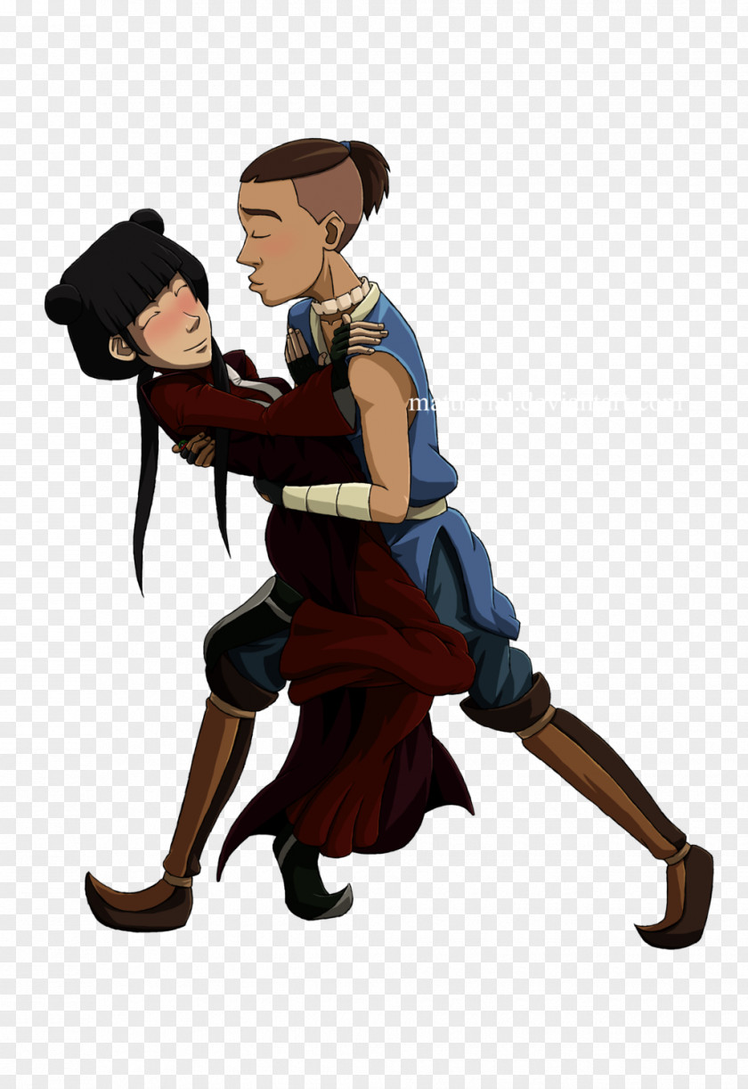 Aang Sokka Avatar YouTube Kiss PNG