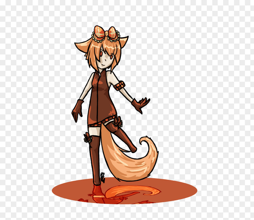 Chocolate Orange Mammal Character Clip Art PNG