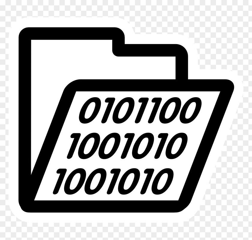 Computer Binary Number File Code Data Clip Art PNG
