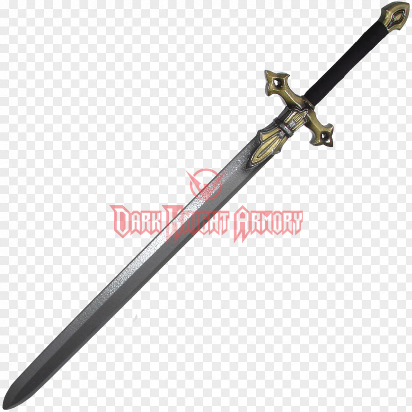 Golden Shields Weapon Longsword Live Action Role-playing Game Knightly Sword PNG