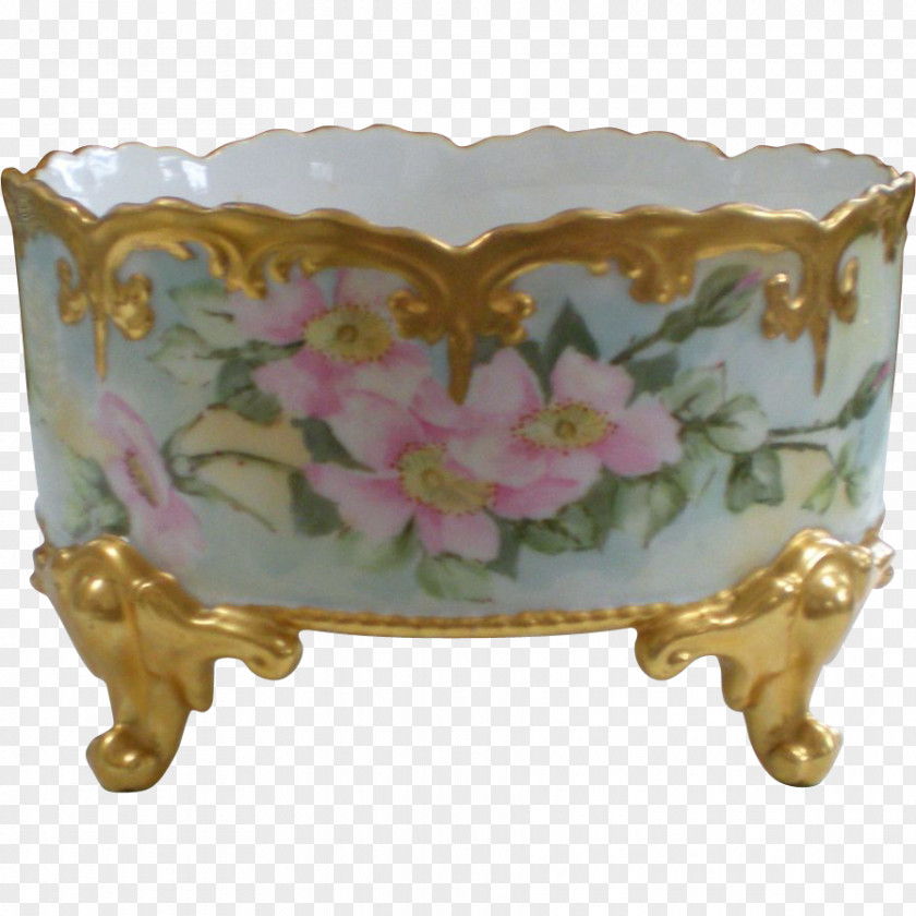 Hand-painted Flower Pot Porcelain PNG