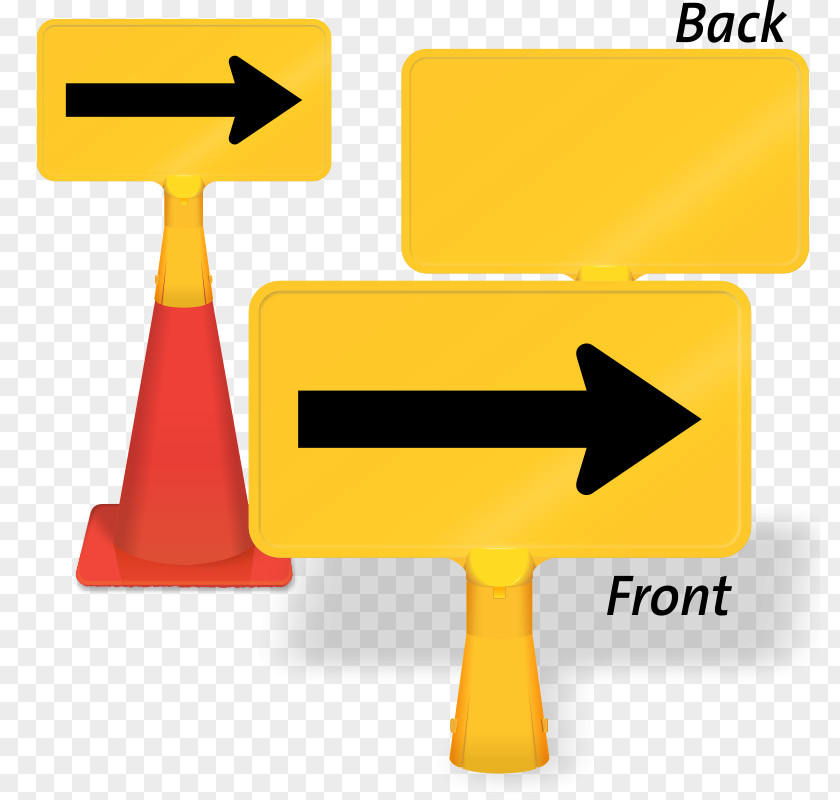 Arrow Dog Walking Traffic Sign PNG