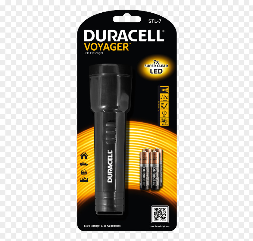 Duracell Flashlights LED トーチ デュラセル MLT-20 C バッテリ駆動 Flashlight Electric Battery Light-emitting Diode PNG