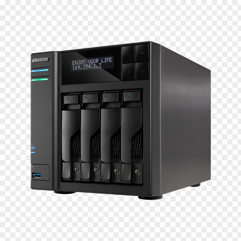 Intel Asustor AS7004T-I5 SAN/NAS Storage System Network Systems ASUSTOR Inc. Computer Servers PNG