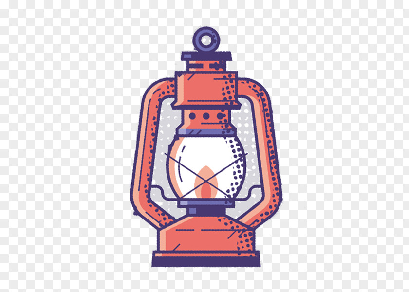 Retro Oil Lamp Creative Light Fixture PNG