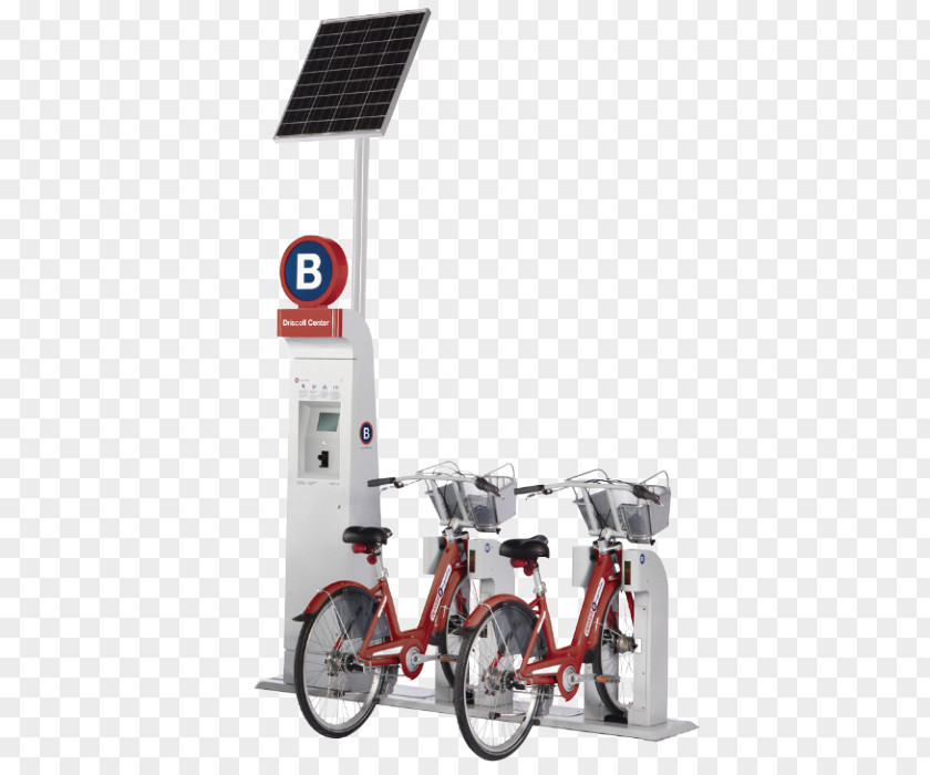Solar Power Denver Boulder BCycle Bicycle Sharing System PNG