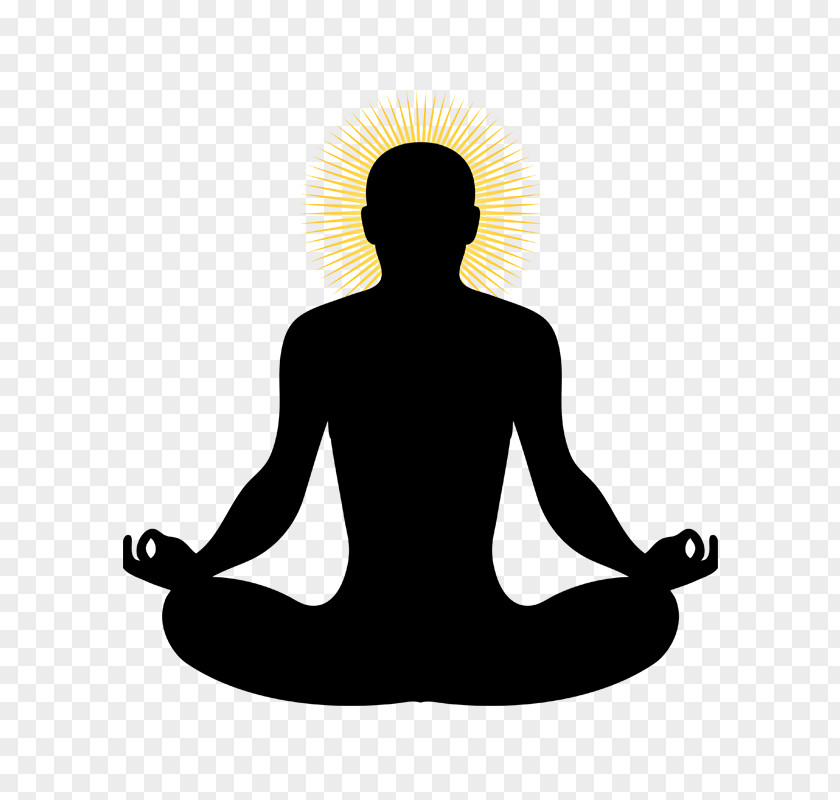 Black Pattern Lotus Position Wall Decal Image Illustration PNG