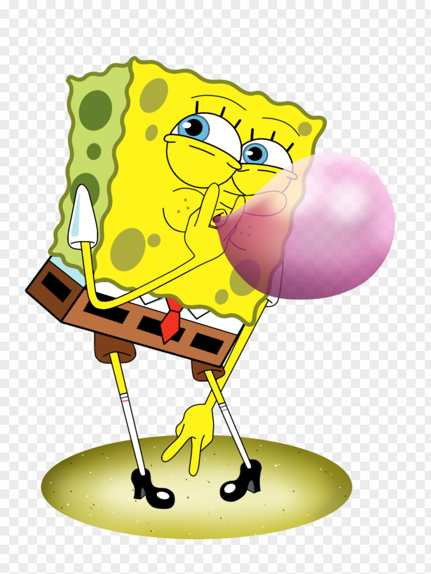 Spongebob Chewing Gum Patrick Star Bubble DeviantArt PNG
