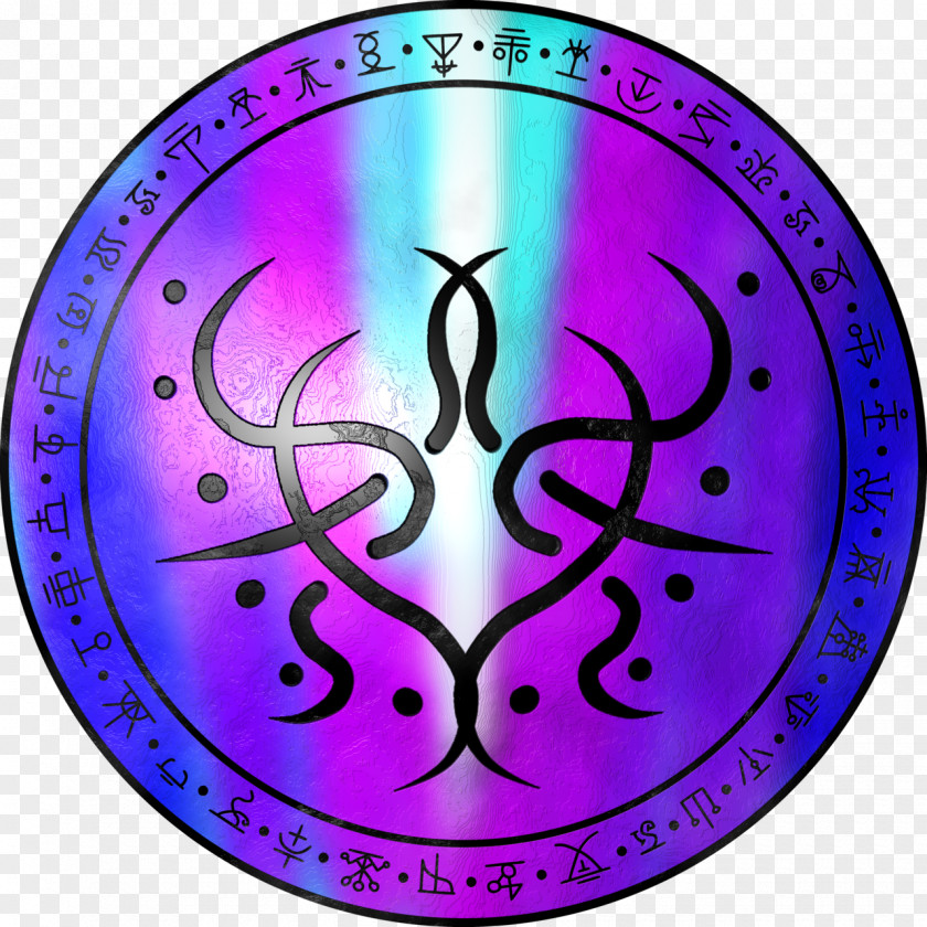 Violet Purple Magic Circle PNG