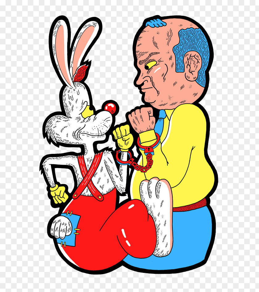 Handcuffed Rabbit Jessica Kyle Platts Who Framed Roger Drawing Illustration PNG