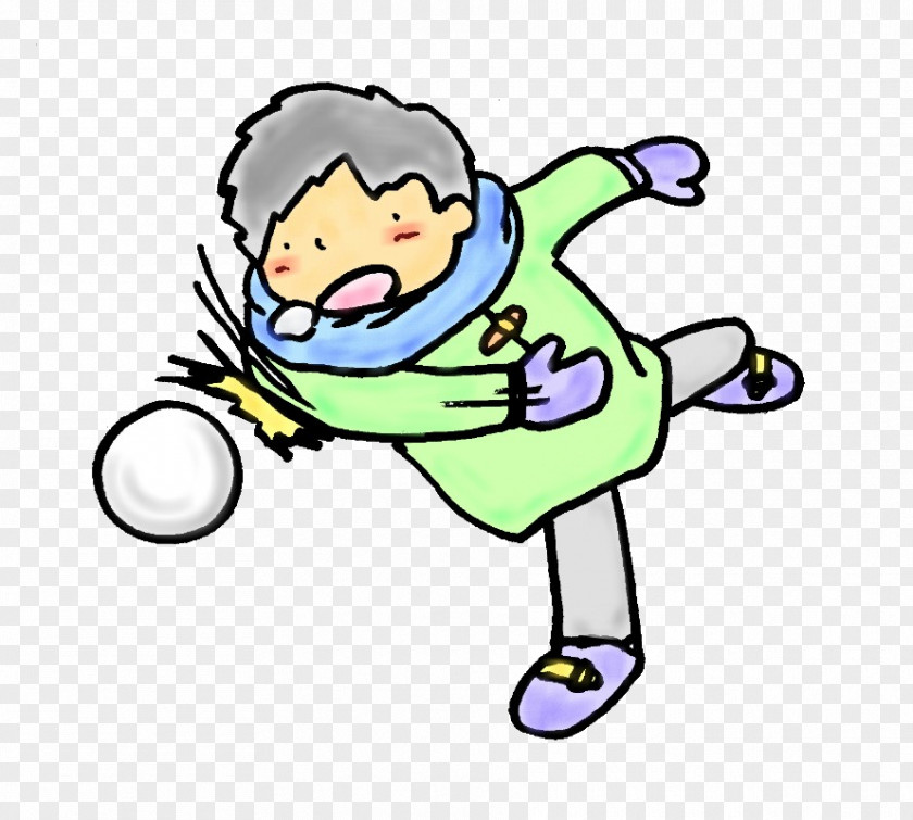 Snowball Fight Cartoon Clip Art PNG