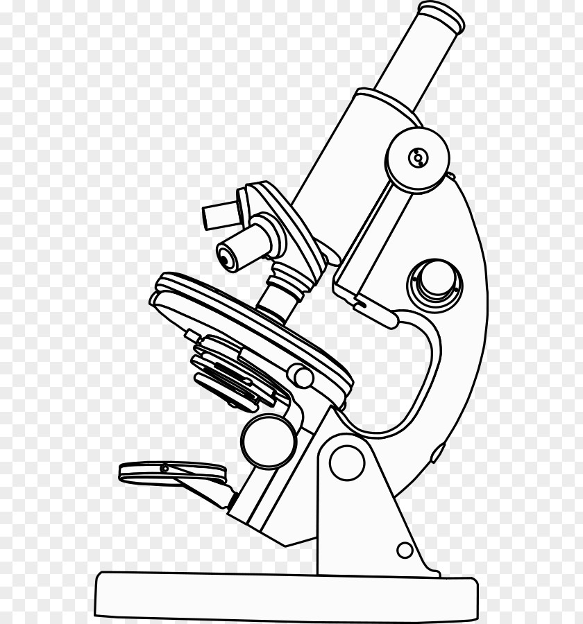 Black And White Art Designs Optical Microscope Clip PNG
