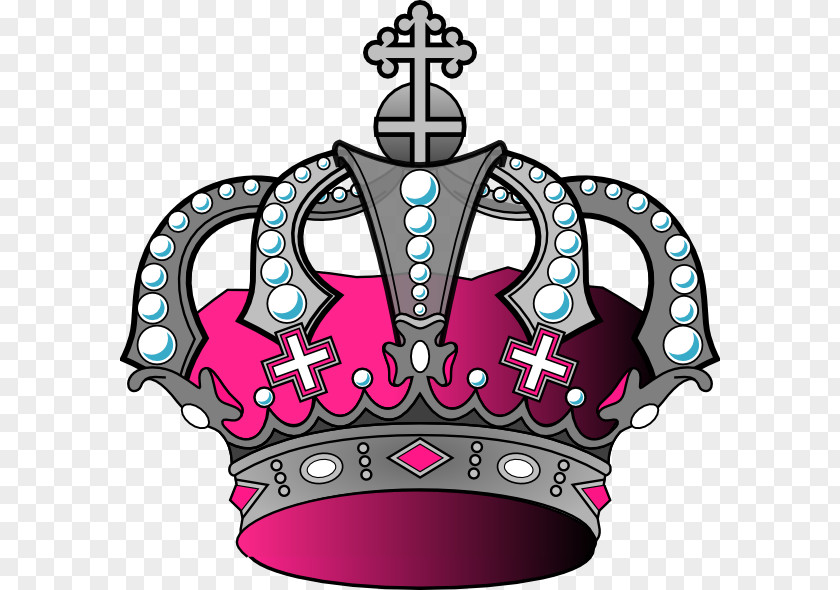 Silver Crown Tiara Clip Art PNG