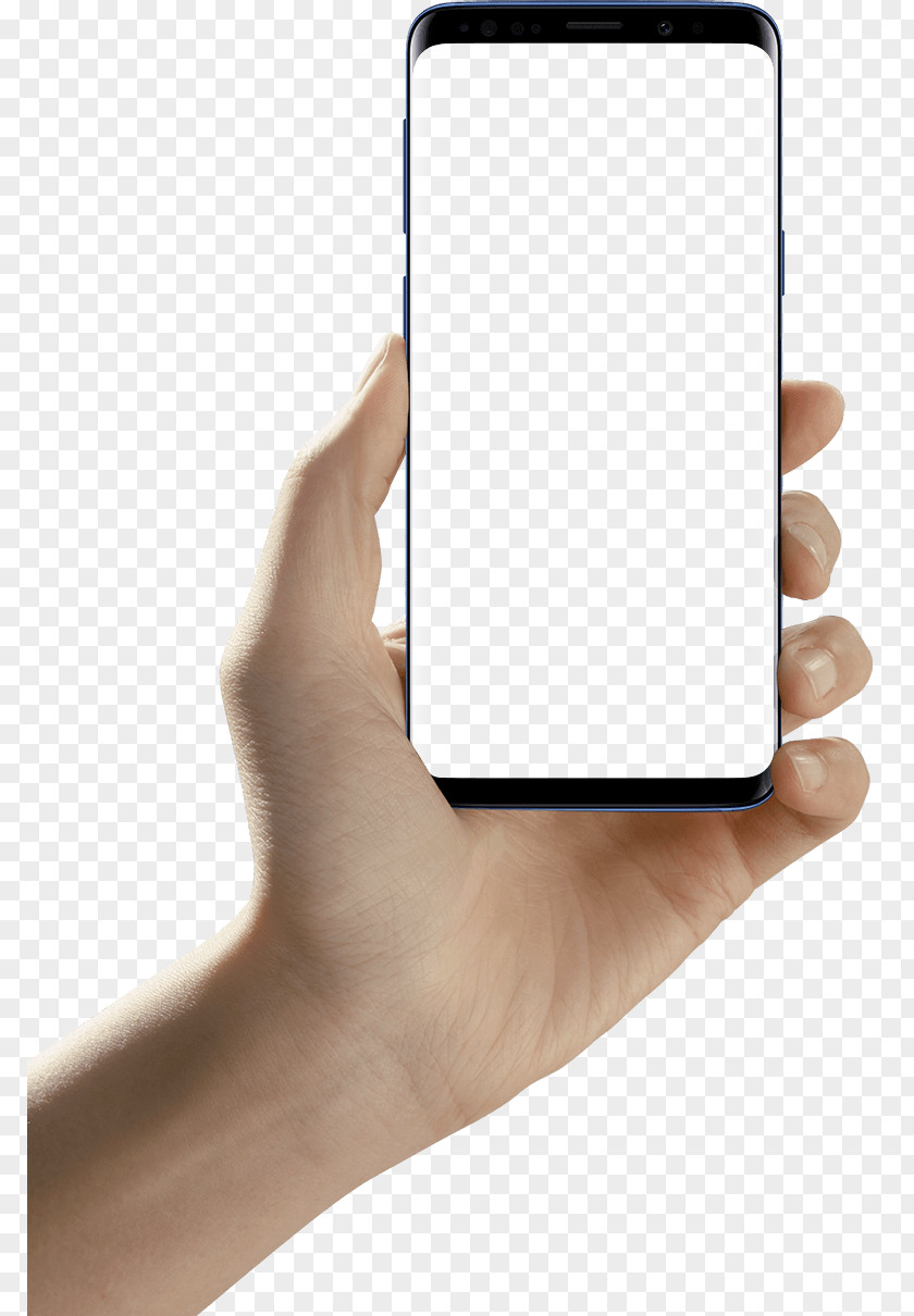 Smartphone Samsung Galaxy S9 Finger PNG