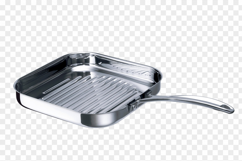 Stainless Steel Frying Pan Barbecue Grill Non-stick Surface PNG