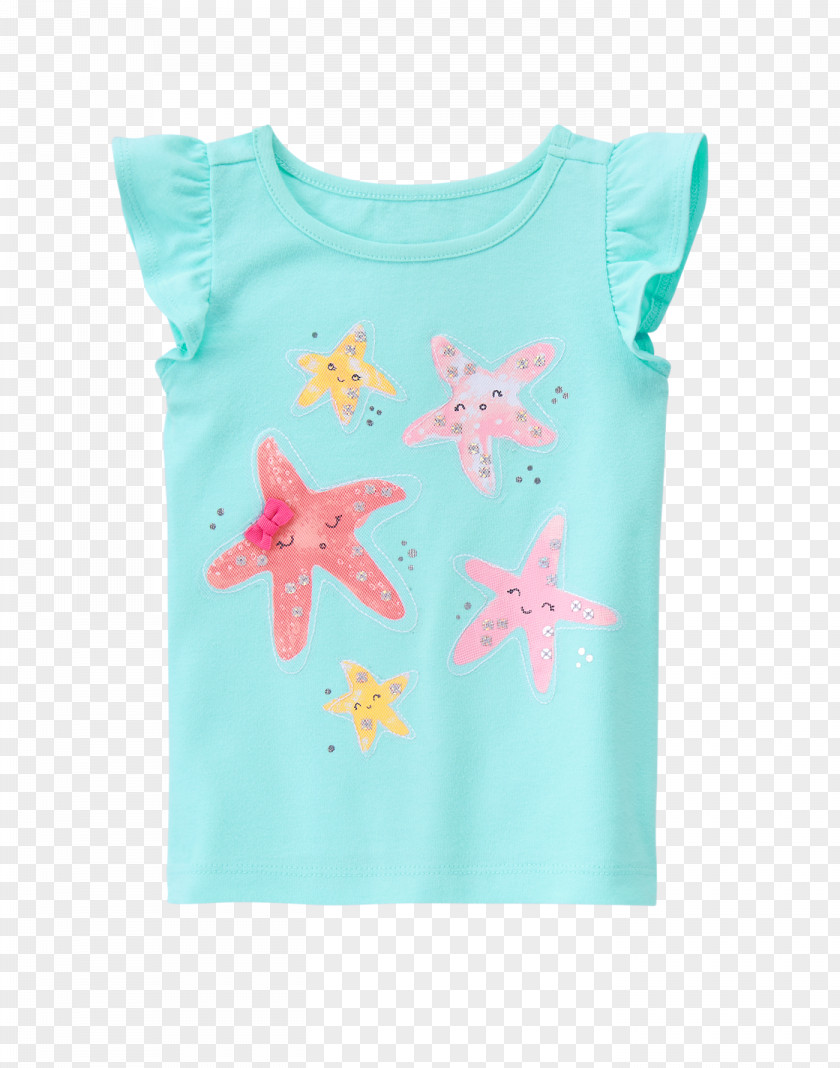 Starfish T-shirt Clothing Gymboree Sleeve Infant PNG