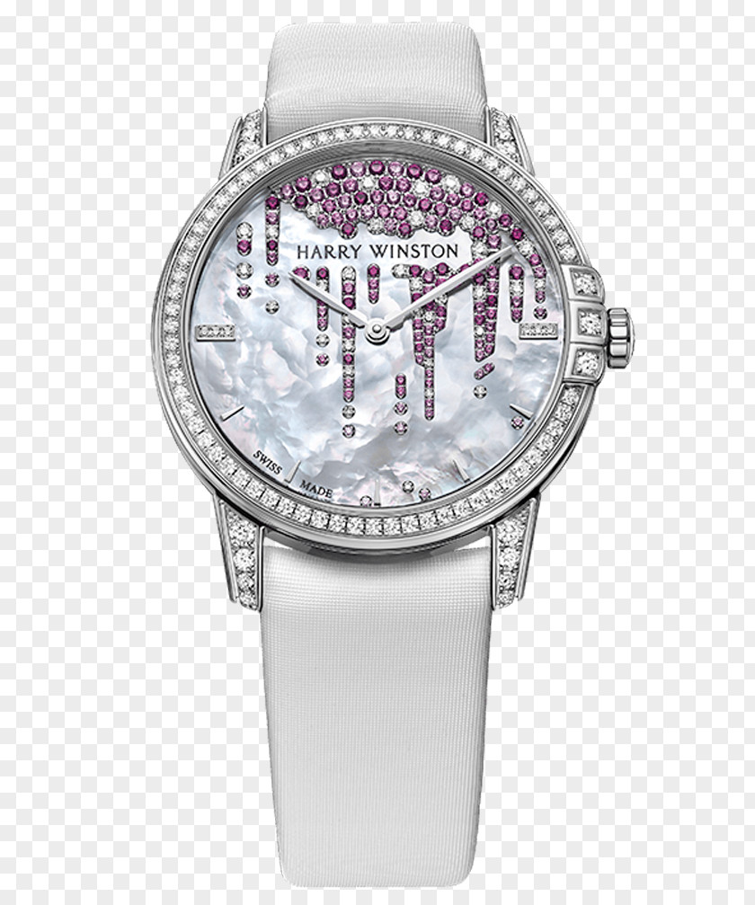 Watch Harry Winston, Inc. Jewellery Clock Diamond PNG