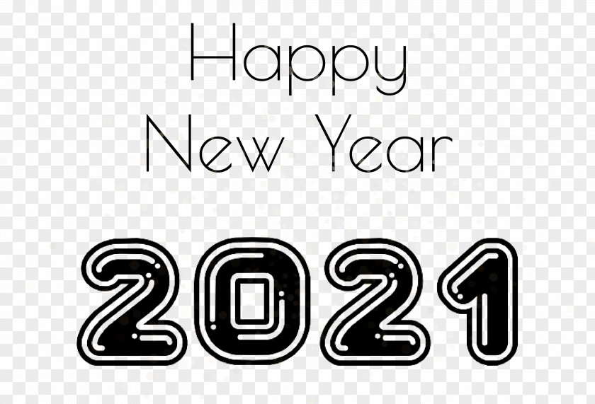 2021 Happy New Year PNG