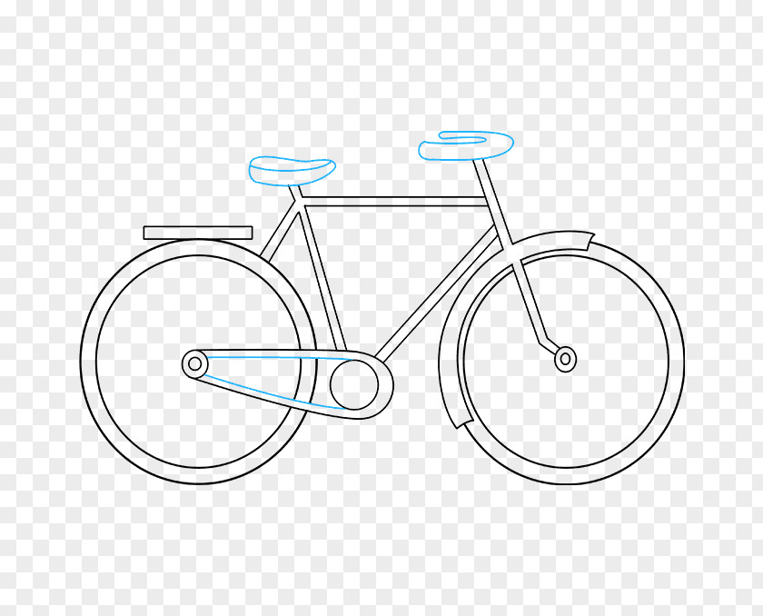 Bicycle Drawing Image Line Art Basic Step PNG