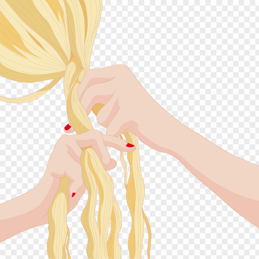 Hair Tie Vector Image Finger Euclidean PNG