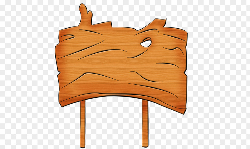 L Plywood Furniture Table Placard PNG