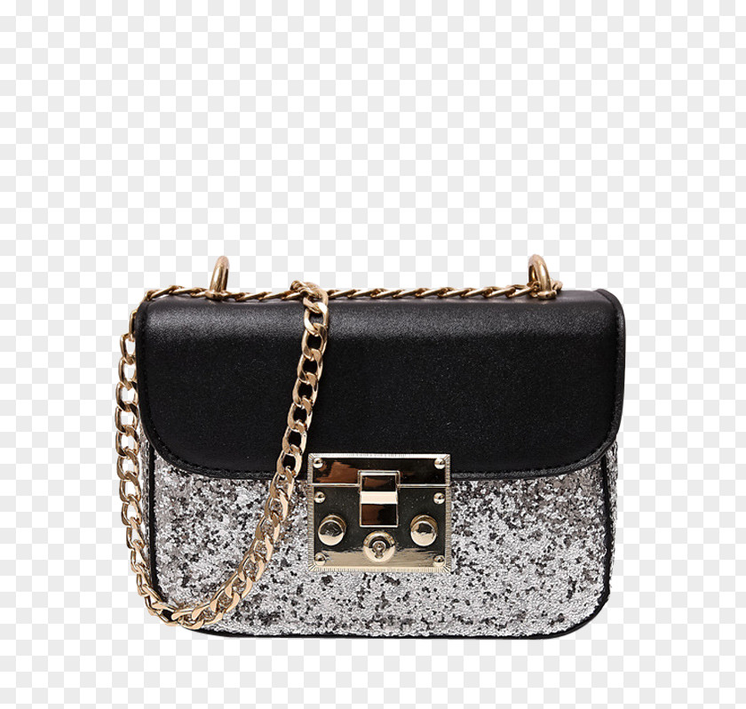 Silver Sequins Handbag Fashion Coin Purse Polka Dot PNG