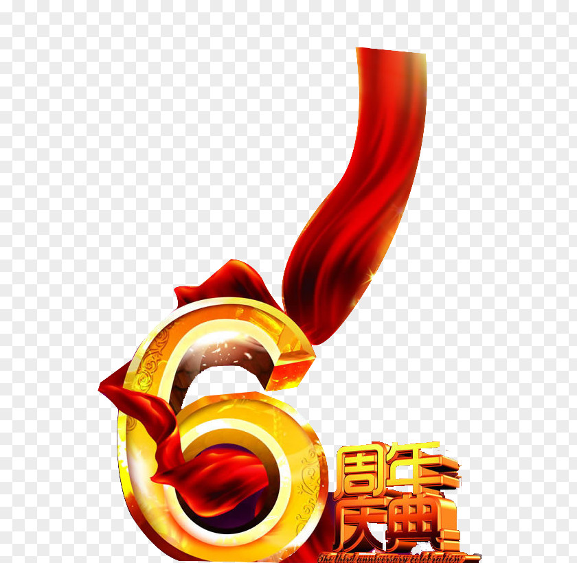 6 Anniversary PNG