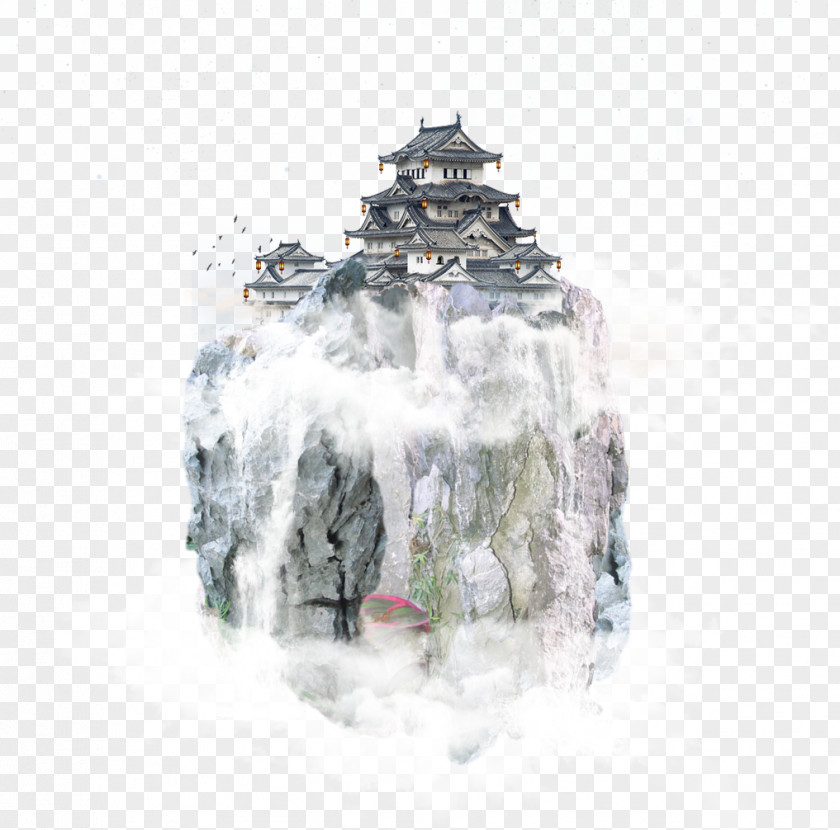 Floating Island Architecture U5929u7a7au4e4bu57ce PNG