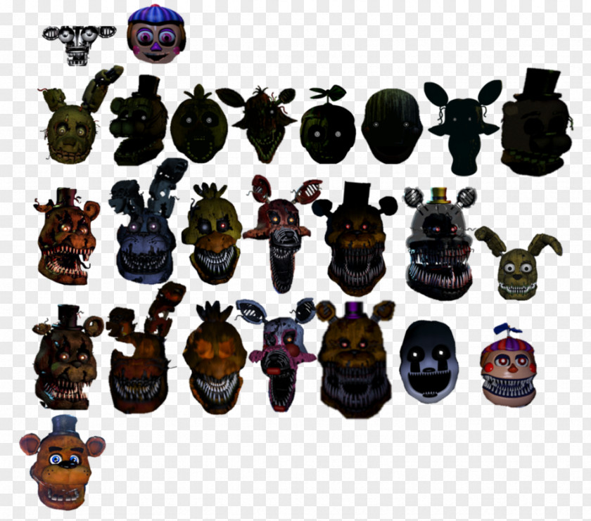 Fnaf 2 Five Nights At Freddy's 3 Freddy's: Sister Location 4 The Twisted Ones PNG