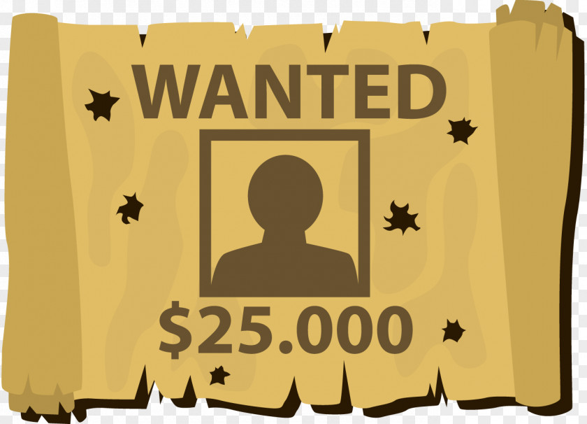 FIG Creative Arrest Bullet Holes Wanted Poster PNG