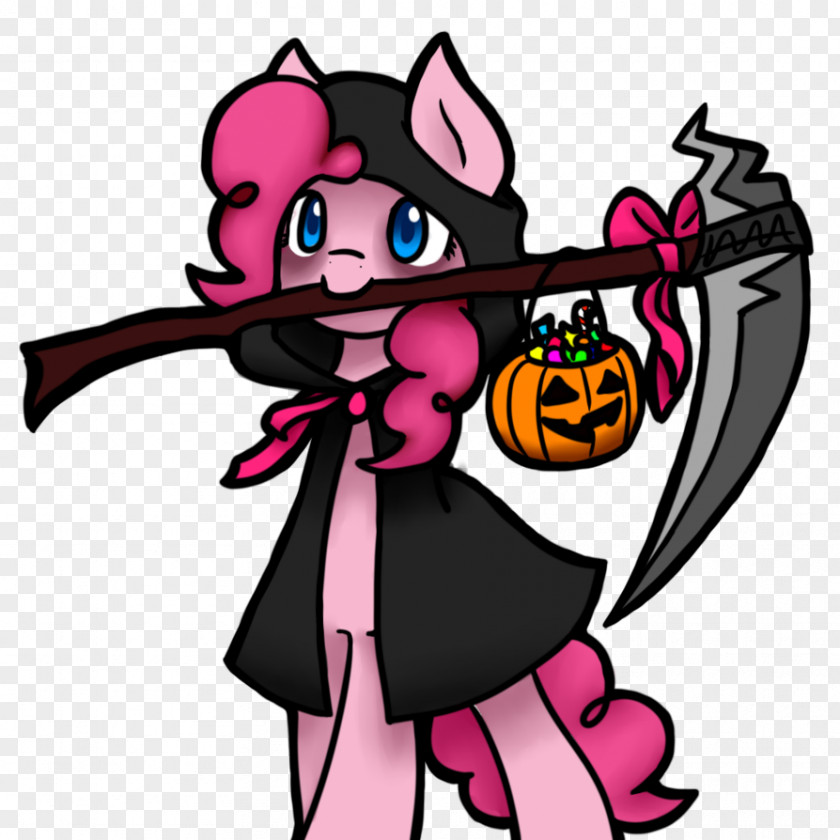 Grim Reaper Pinkie Pie Death Character Pumpkin PNG