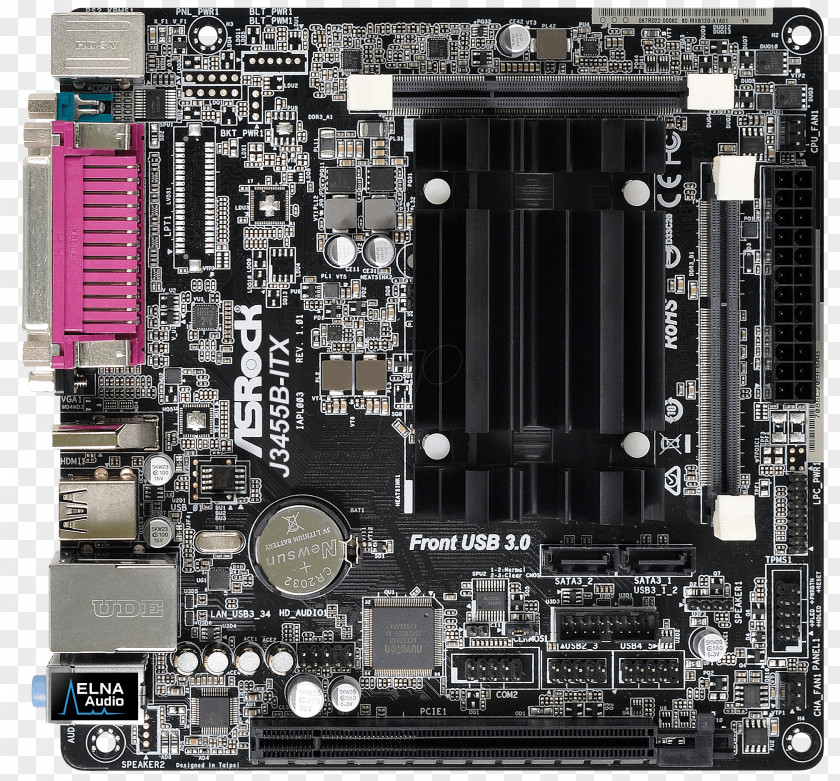 Miniitx Intel Mini-ITX ASRock J3455B-ITX Motherboard Celeron PNG