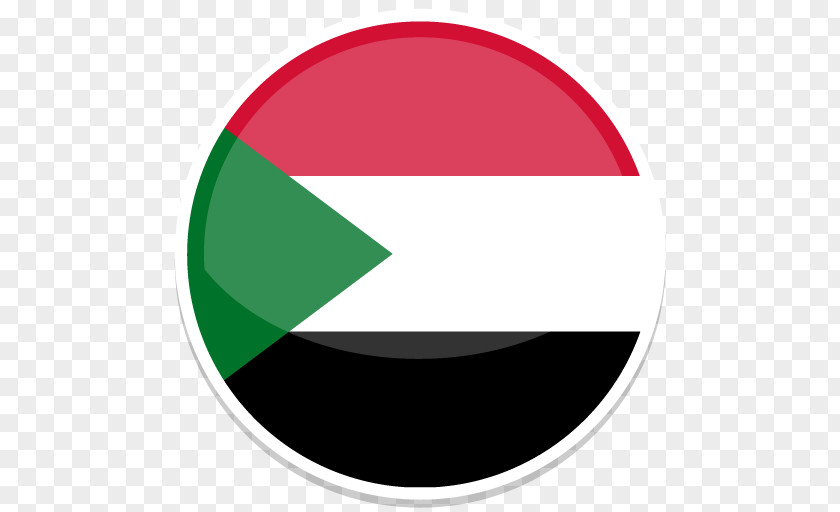 Round Sudan Icon Design Flag PNG
