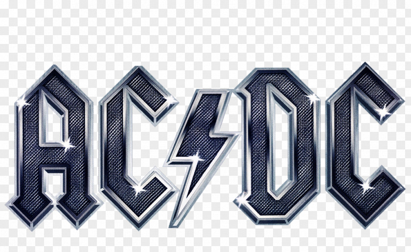 AC/DC Music Logo Back In Black PNG in Black, عيدكم مبارك clipart PNG