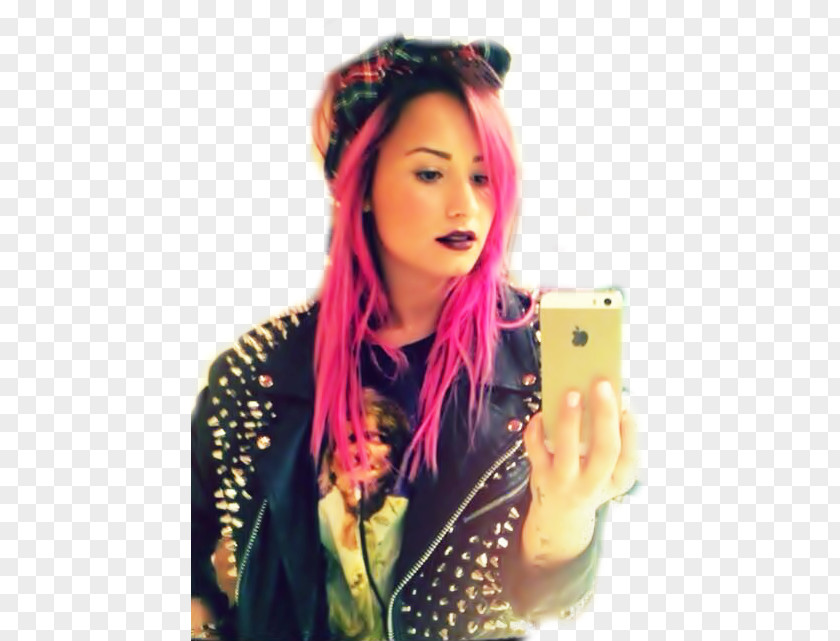Demi Lovato The Neon Lights Tour Hair PNG