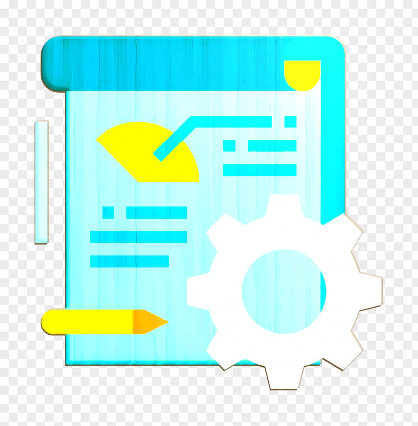 Business Management Icon Gear Analytics PNG