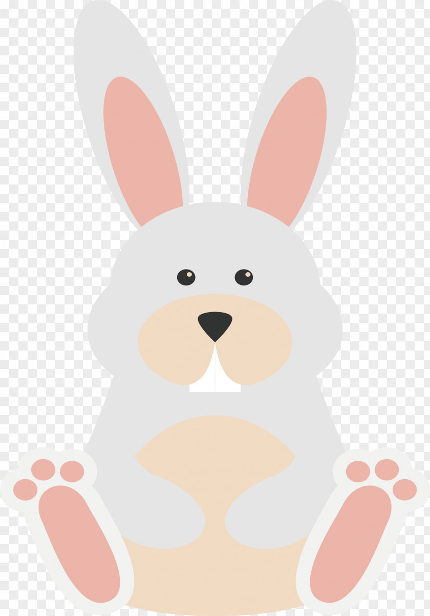 Cartoon Rabbit Stickers European Paper Sticker Drawing PNG