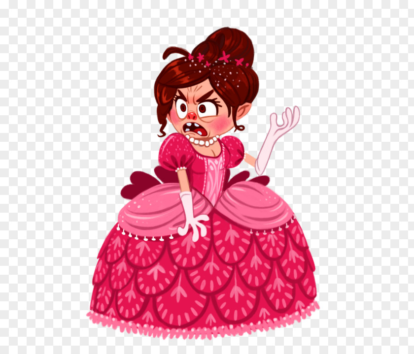 Illustration Cartoon Character Doll Magenta PNG