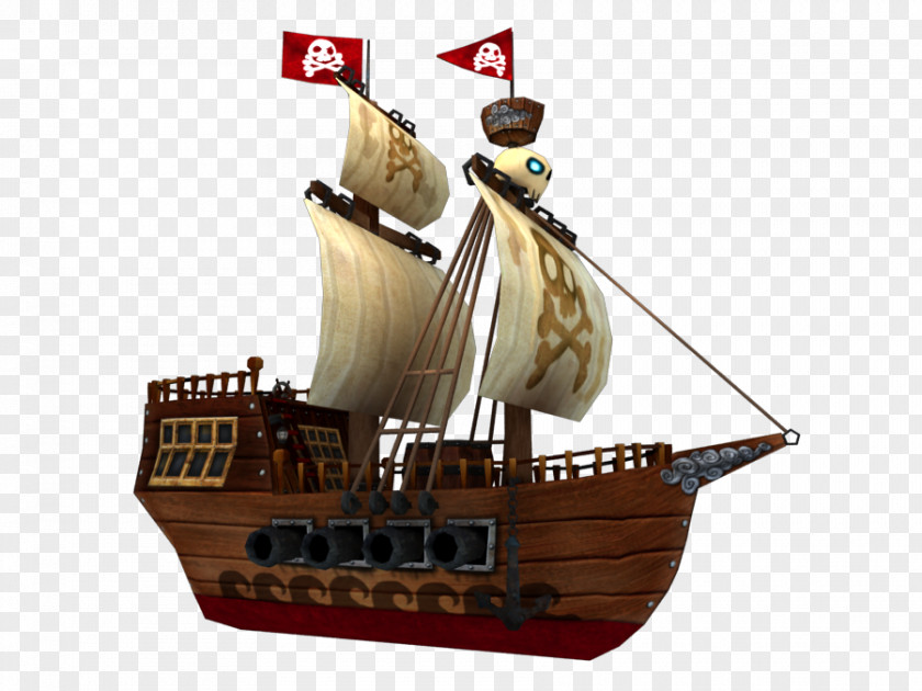 Pirate Ship Low Poly Piracy Clip Art PNG