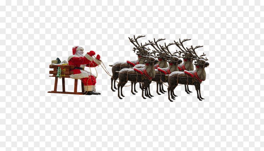 Santa Claus Claus's Reindeer Mrs. PNG