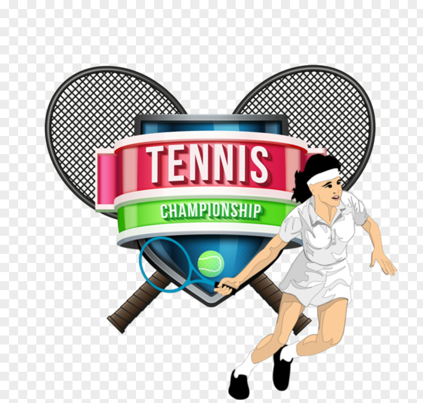 Design Racket Logo Sport PNG
