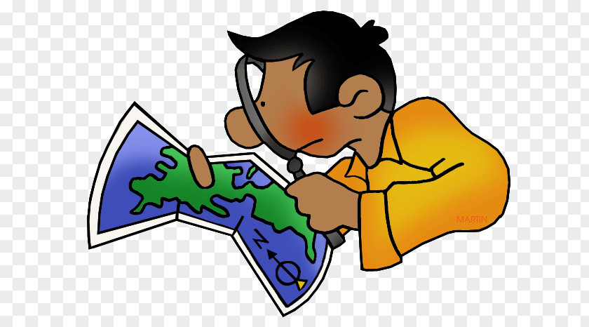 Map Geography Survival Skills Clip Art PNG